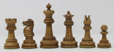 British Chess Company Improved Royal Chessmen, UK 1901/1902 Reproduction 4” Antique chess set in Ebony wood