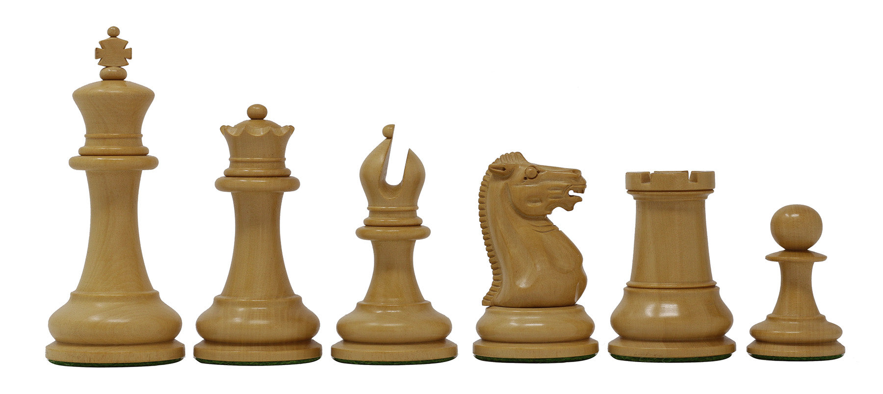 Nathaniel 1849 Antique Reproduction Vintage 3.75" Ebony/Box Wood (without antique look) Chess Set