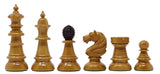 Old Vienna Style Coffee House 1900 Reproduction 4.5" Antiqued/Box wood Chess Set
