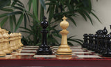 The Arthurian Series 4.4" Luxury Artisan Ebony Wood Chess Pieces