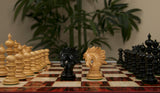 Raging Stallions Series Luxury Staunton Ebony Wood Chessmen - 4.4" King