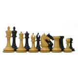 Warrior Series Premium Staunton 4" Chessmen in Ebony and Box Wood