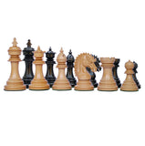 Thebes Series Luxury Staunton 4.4" Ebony Wood Chess Set