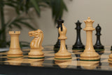Emil Kemeny 1892-93 Reproduced Staunton 3.75" Chessmen in Non-Antiqued Boxwood/Ebony Wood