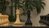 Tristan Series Luxury Staunton Chess Pieces in Ebony wood: King Size 4.4"