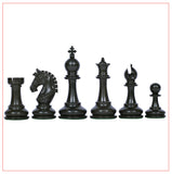 Aristocrat Series Ebony Staunton 4.1" Chessmen with Board
