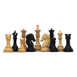 The Stallion of Columbus Series Luxury Staunton Ebony/Boxwood Chess set: King Height 4.4"