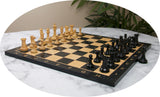 GRAND REVIVALS: NATHANIEL COOKE SERIES 1849 Ebony Chessmen King: 3.625"