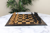 The Brilliant Gold Collector Series Luxury Staunton 4.4" Chess Set
