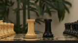 Tristan Series Luxury Staunton Chess Pieces in Ebony wood: King Size 4.4"