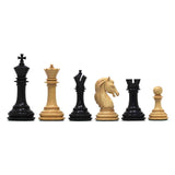 The Stallion of Columbus Series Luxury Staunton Ebony/Boxwood Chess set: King Height 4.4"