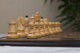 Dubrovnik 1950 Vintage Reproduction 3.75" Chess set in Mahogany