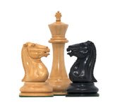 GRAND REVIVALS: NATHANIEL COOKE SERIES 1849 Ebony Chessmen King: 3.625"