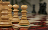 Raging Stallions Series Luxury Staunton Ebony Wood Chessmen - 4.4" King