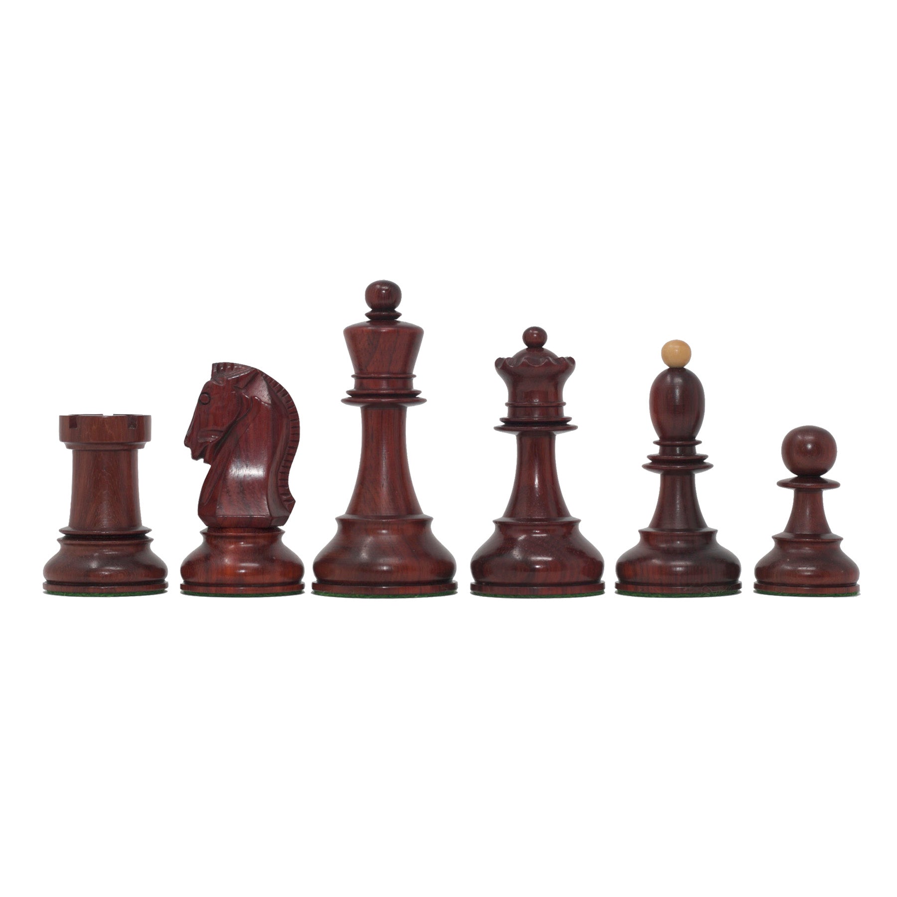 Dubrovnik 1950 Vintage 3.75" Reproduction Chess Set in Padouk Wood