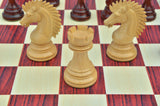 Thebes Series Luxury Staunton 4.4" Chess Set in Padouk wood