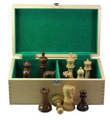 Wooden Storage Box for 4" King Height Chess Set in Maple wood