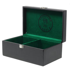 Leatherette Chess Storage Box suitable for 3" to 3.75" Chessmen