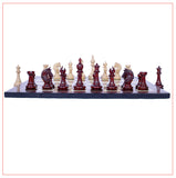 Aristocrat Series Padouk Wood Chess Set