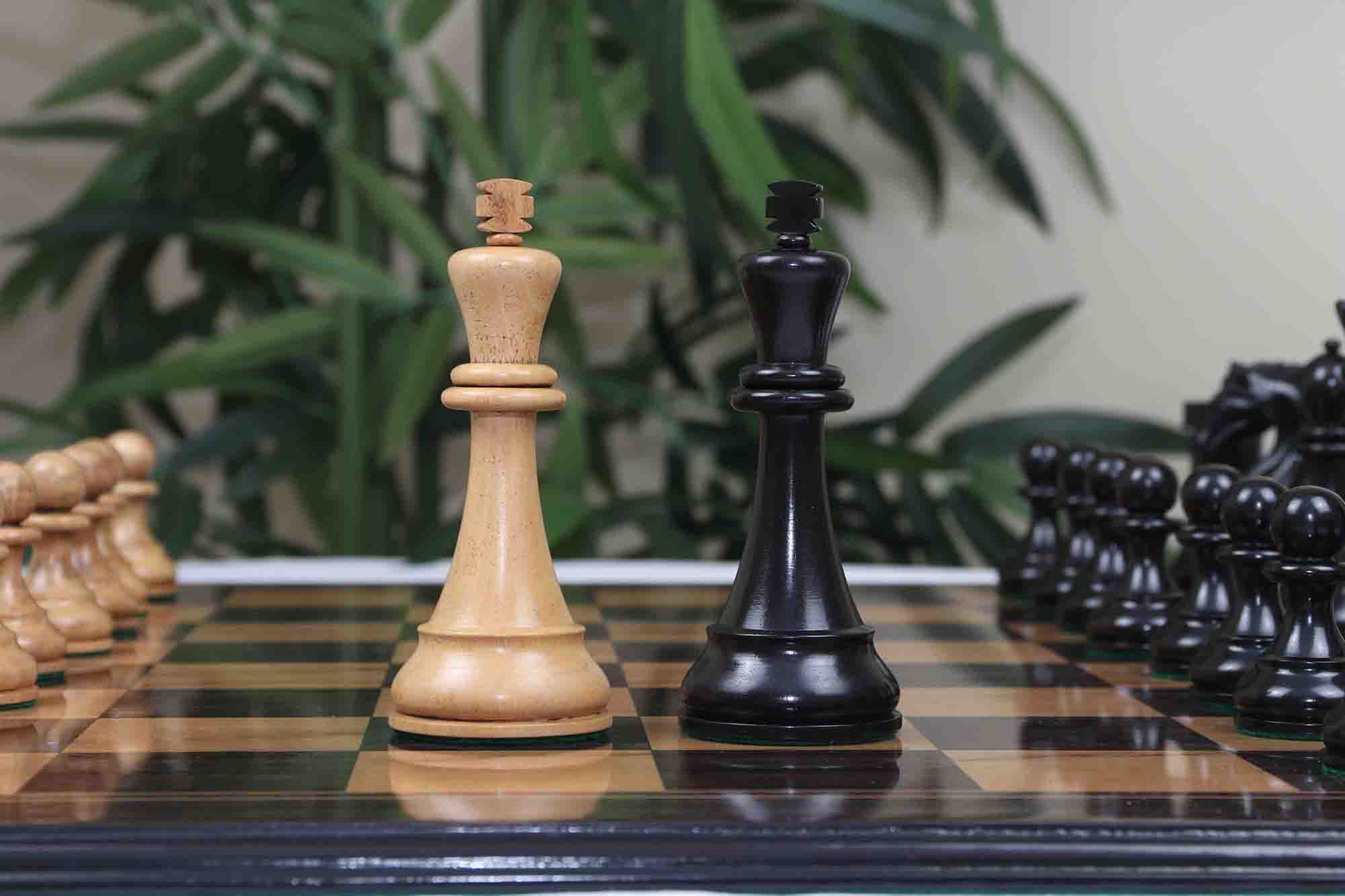 The Herman Steiner Commemorative Series Chess Pieces in Distressed Box ...