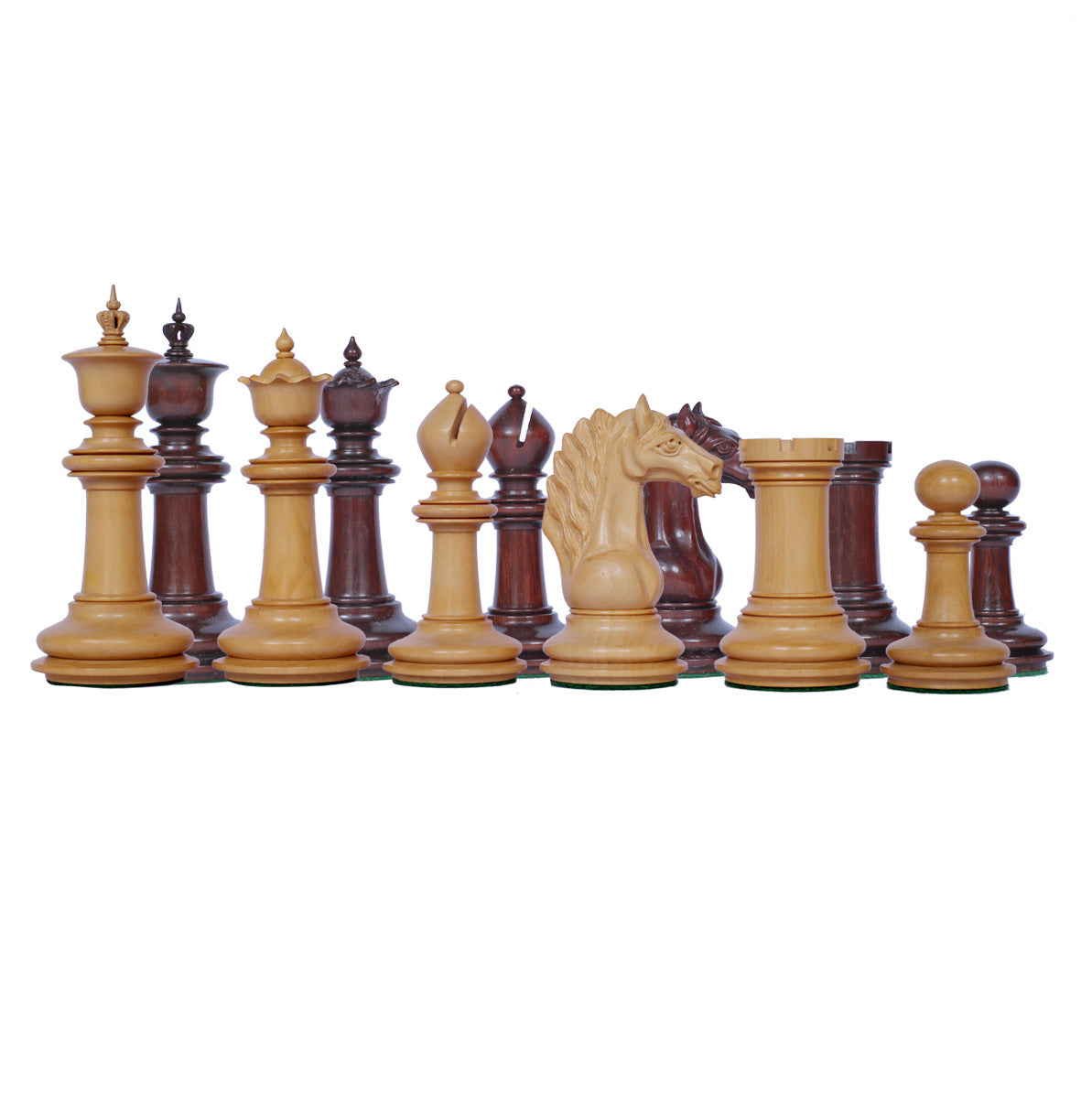 Macedon Series Luxury Staunton 4.4" Padouk wood Chess set