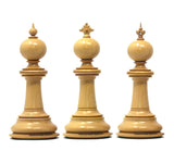 The Arthurian Series 4.4" Luxury Artisan Ebony Wood Chess Pieces