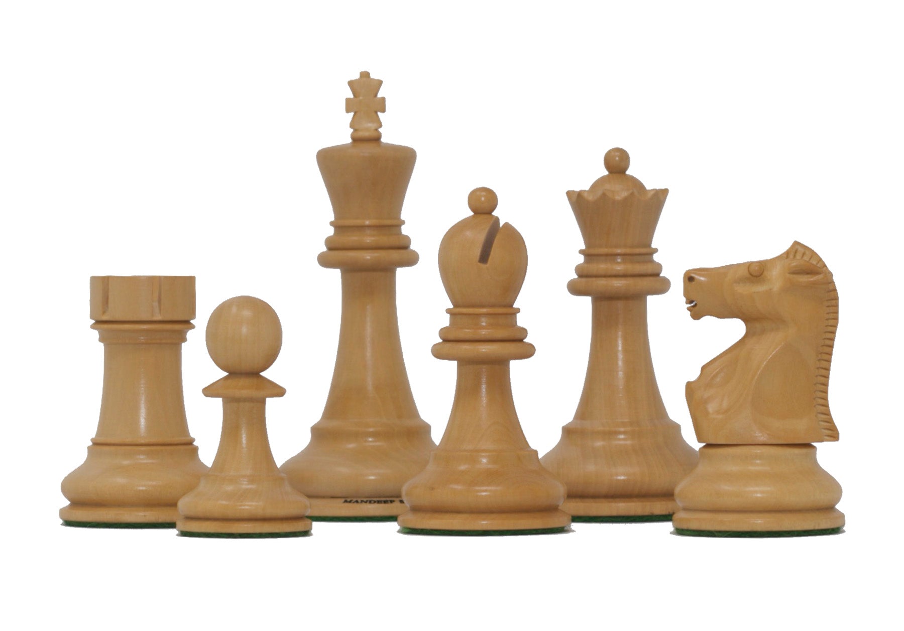 Fischer-Spassky / 1972 World Championship 3.75" Ebony Chessmen