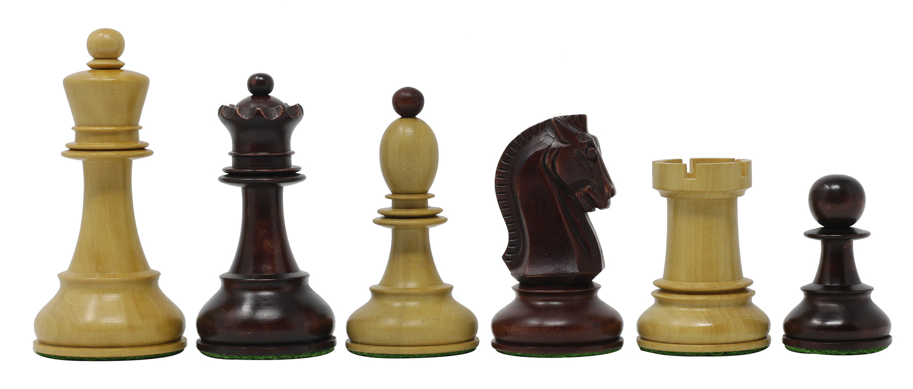 Dubrovnik 1950 Vintage Reproduction 3.75" Chess set in Mahogany