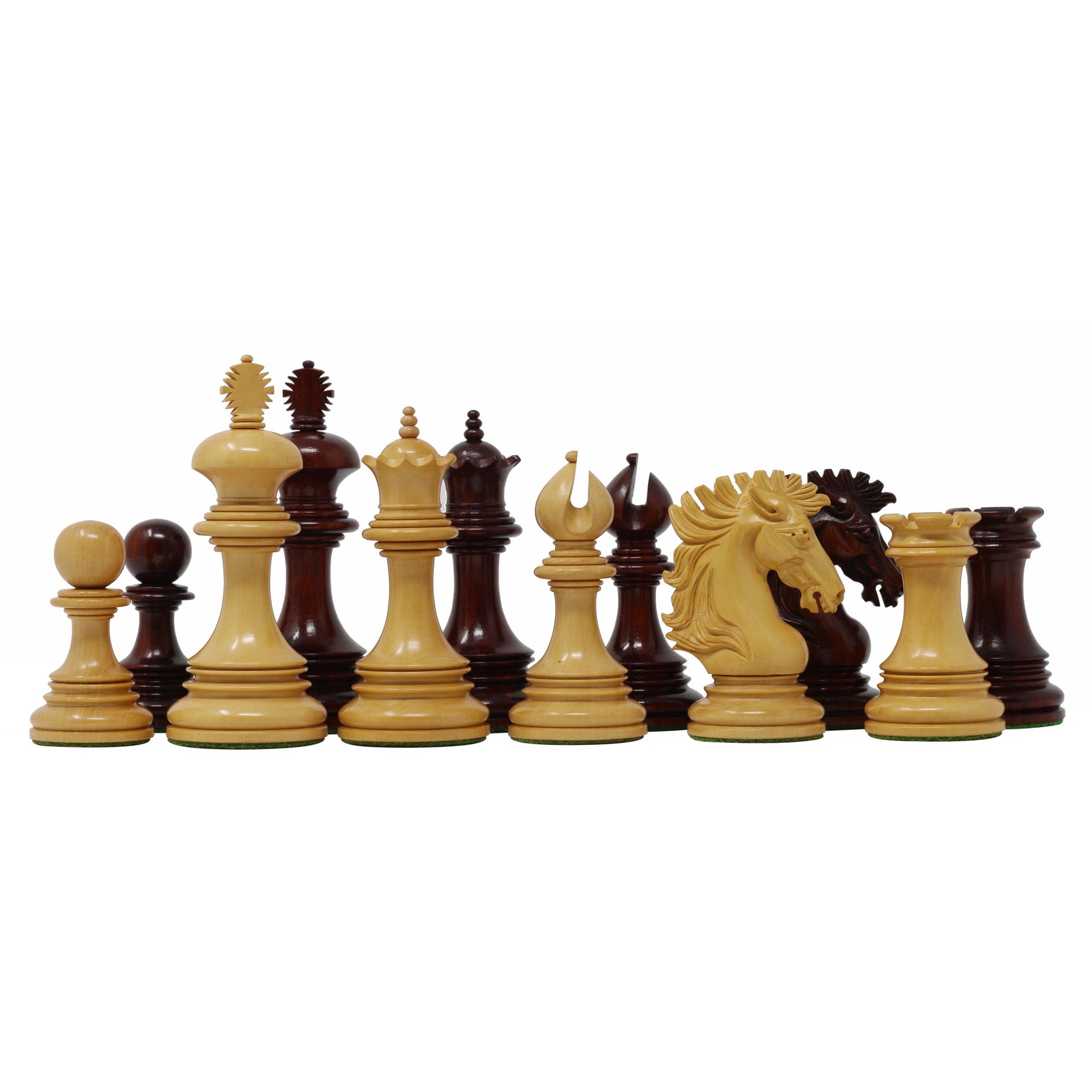 Strachan Series Luxury Staunton 4.25" African Padouk Chess Pieces