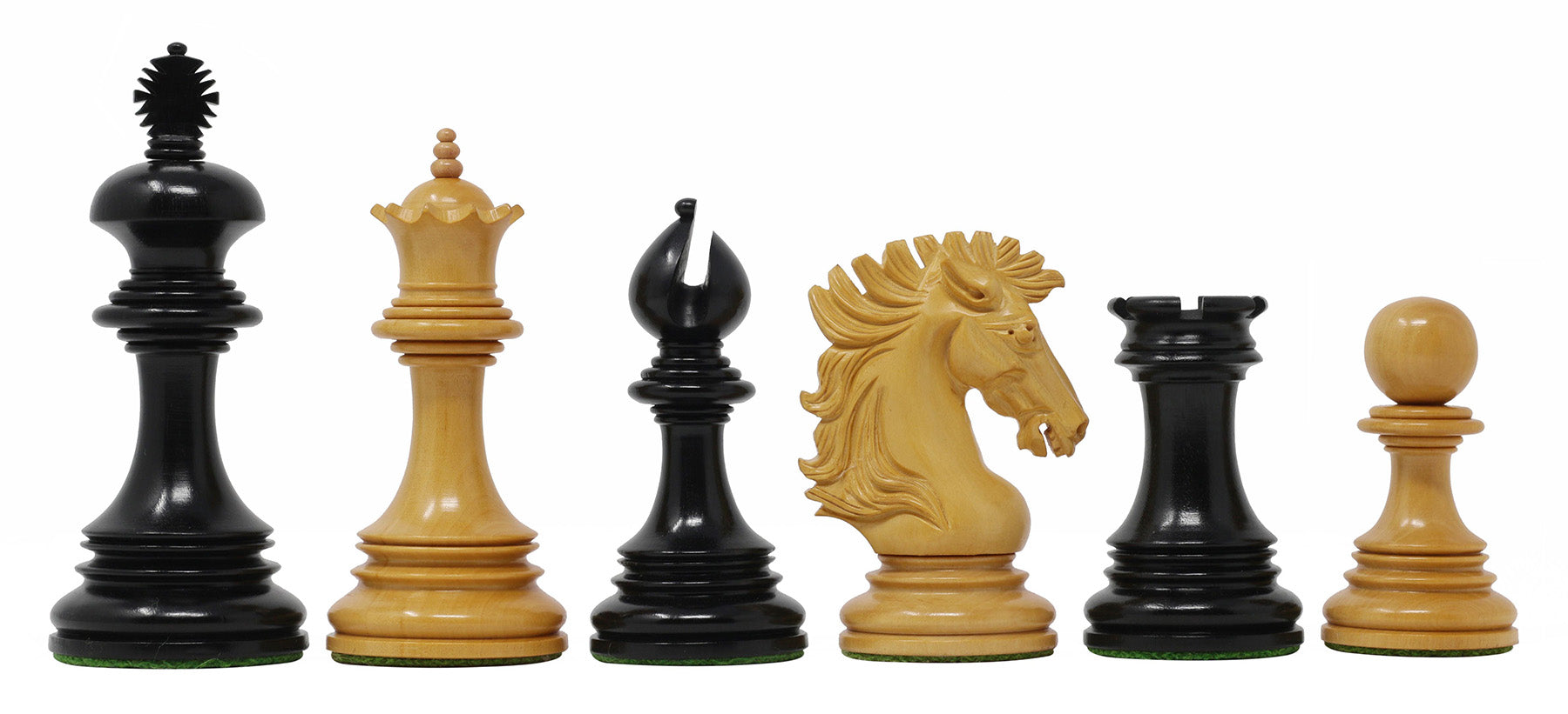 Strachan Series Luxury Staunton 4.25" Ebony Chess Pieces