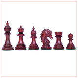 Thebes Series Luxury Staunton 4.4" Chess Set in Padouk wood