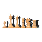 B & Company Reproduced Staunton 4.4" Non-Antiqued/Ebony Chessmen