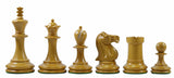 Jaques 1867 Small Club Library 3.275" Ebony wood Chess Set