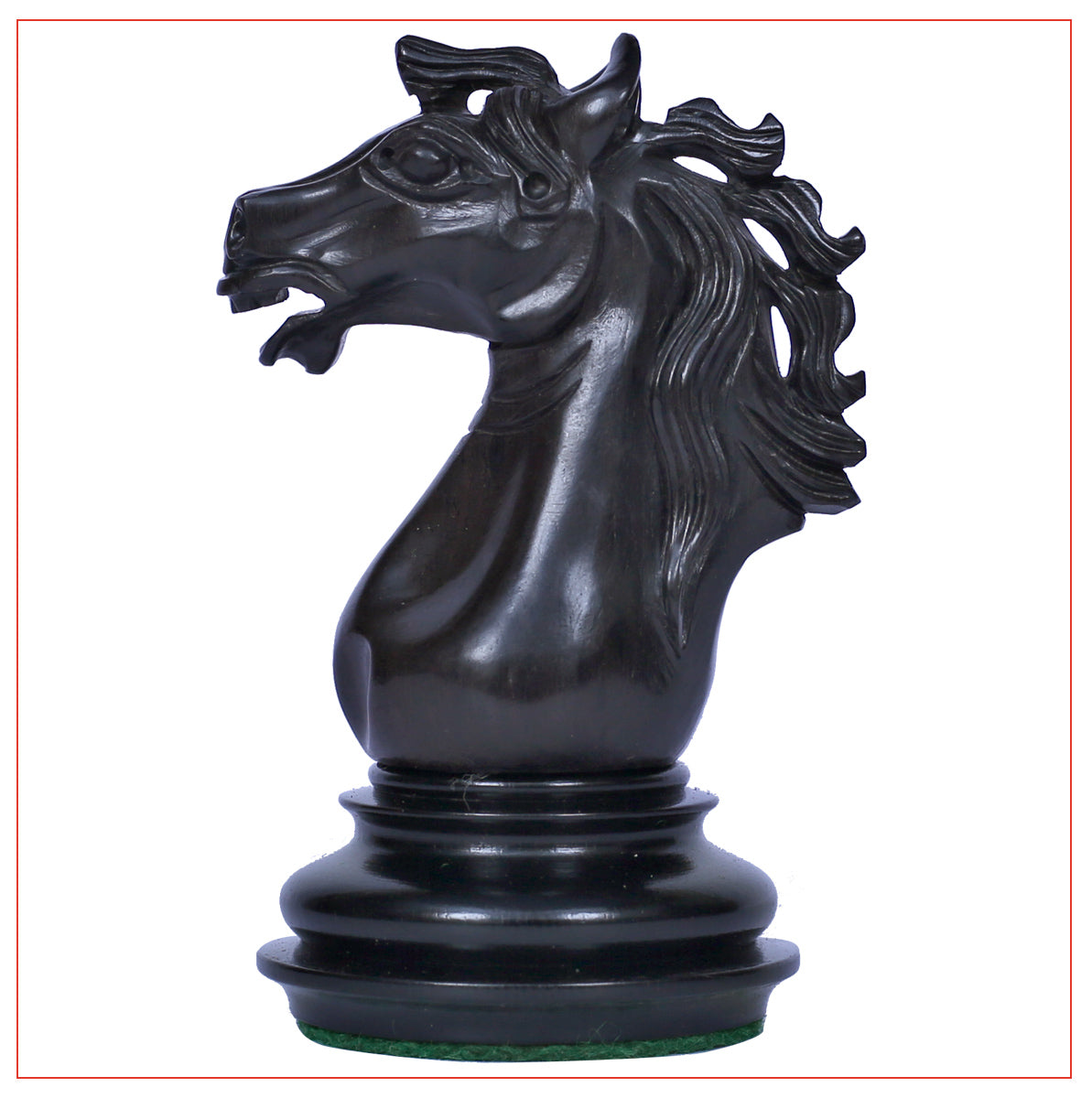 Regal Series Luxury Staunton 4" Chess Set in Ebony wood