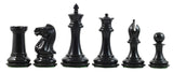 Small Club Collector Series 3" Luxury Staunton Ebony Wood Chess Set