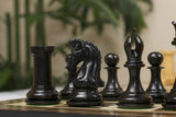 Tristan Series Luxury Staunton Chess Pieces in Ebony wood: King Size 4.4"