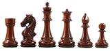 Bridle Series 4.5" Premium Staunton Chess Set in African Padouk and Box Wood