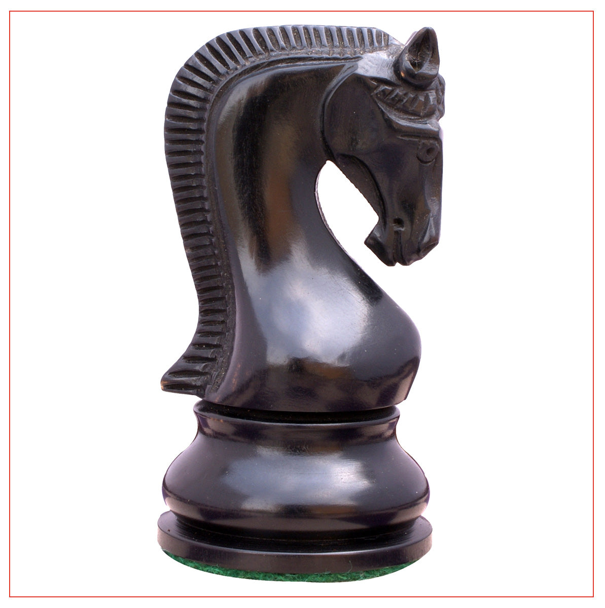 4 1/4 Ultraweight Black and White Resin Staunton Chess Pieces