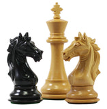 Elite Series 4" Premium Staunton Ebony Chessmen