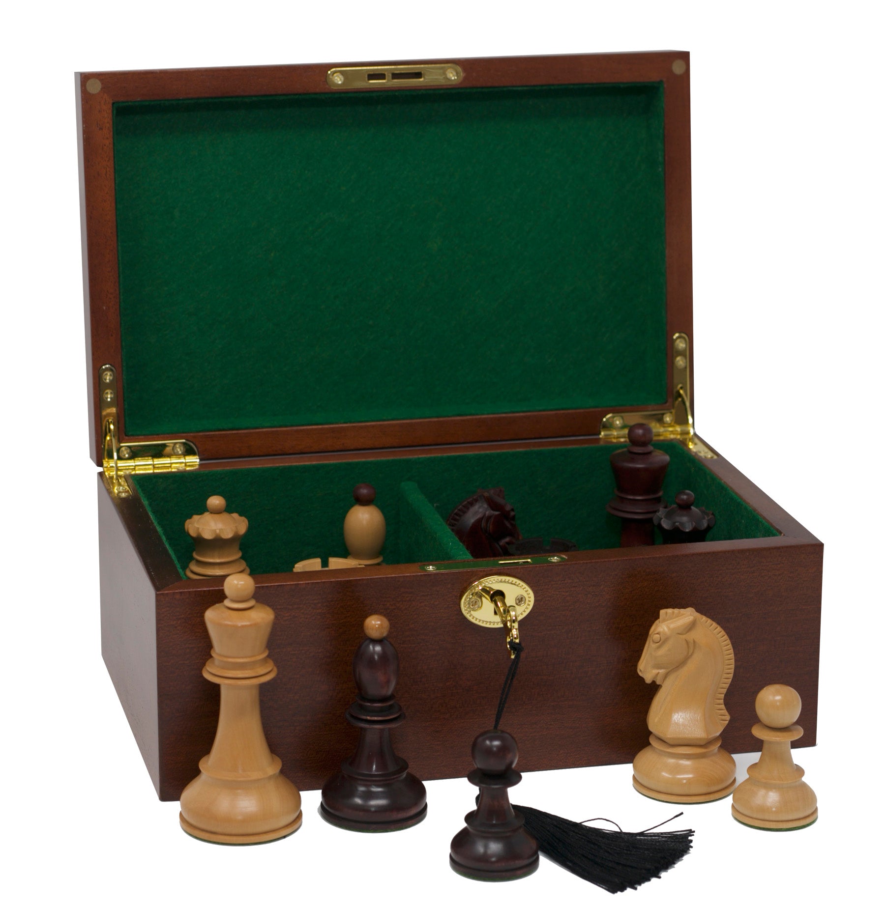 Luxury Mahogany Storage Box for Luxury Chess Pieces – Staunton Castle