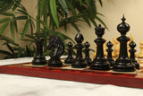 The Arthurian Series 4.4" Luxury Artisan Ebony Wood Chess Pieces