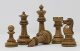 British Chess Company Improved Royal Chessmen, UK 1901/1902 Reproduction 4” Antique chess set in Ebony wood