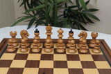 The Austrian Coffehouse Series Vintage Luxury Chess Pieces in Antiqued Boxwood and Ebony - 4.0" King