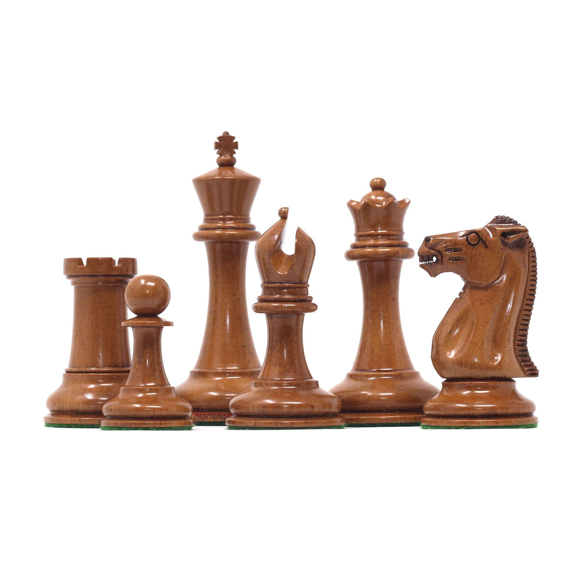The Leuchars Series Luxury Staunton Reproduced Distressed Chess Pieces - 3.6’’KING