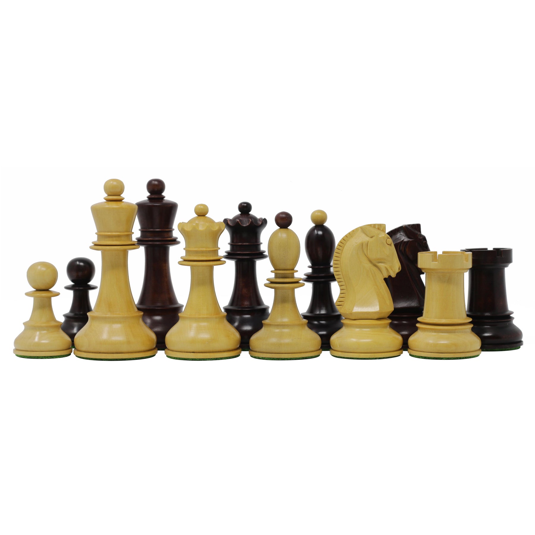 Dubrovnik 1950 Vintage Reproduction 3.75" Chess set in Mahogany