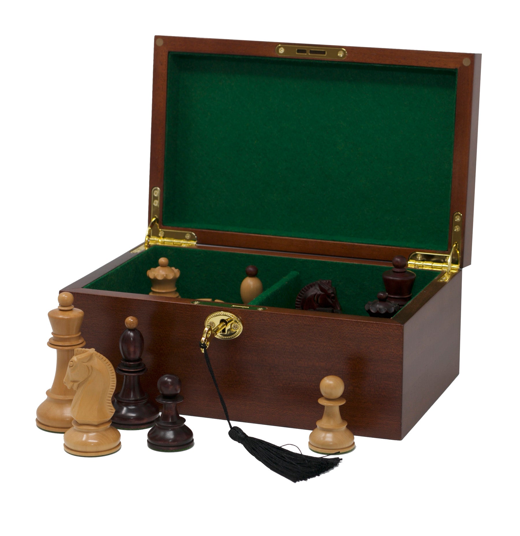 Luxury Mahogany Storage Box for Luxury Chess Pieces – Staunton Castle