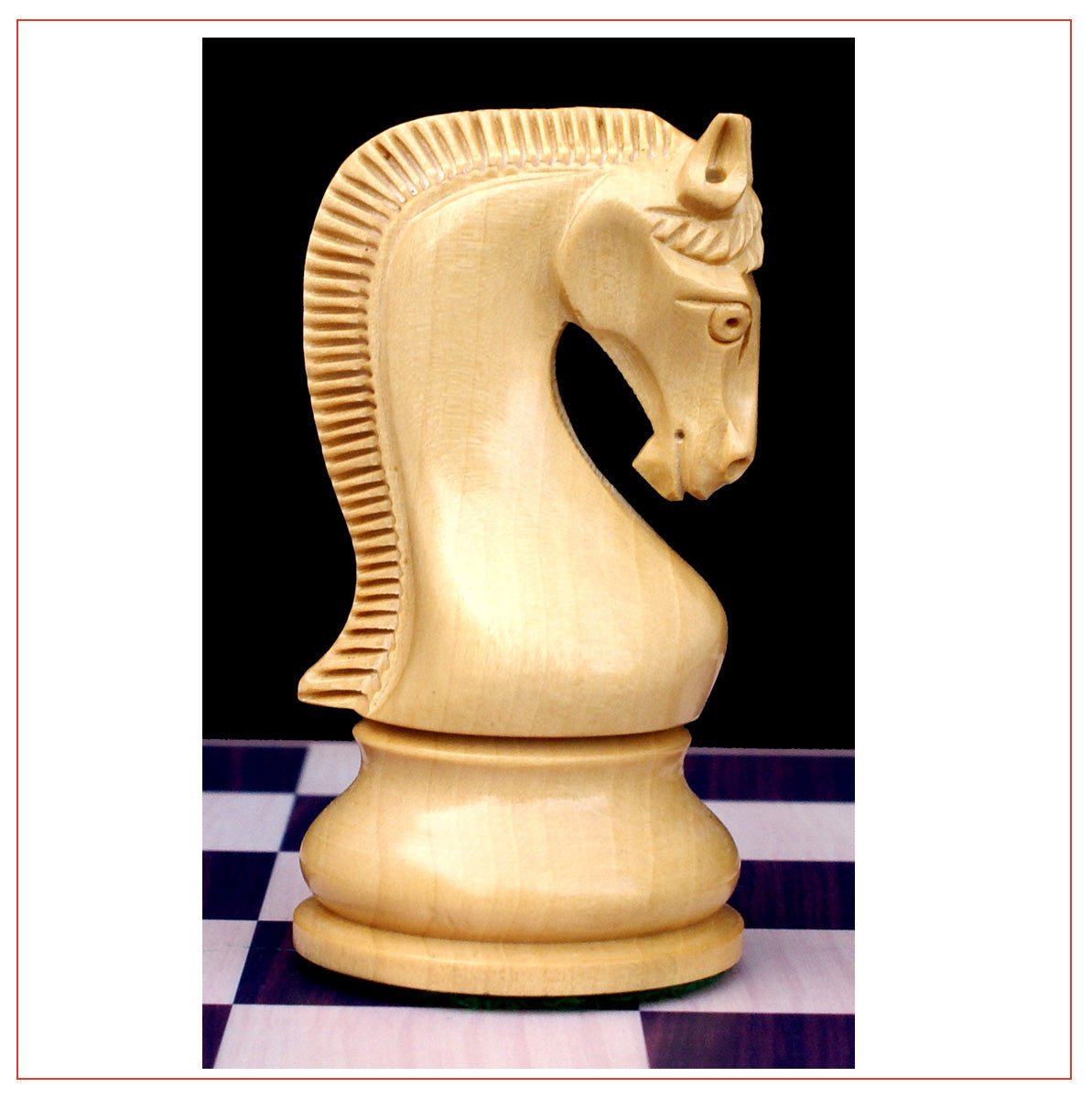 Leningrade Series 4" Ebonised Staunton Chess Set