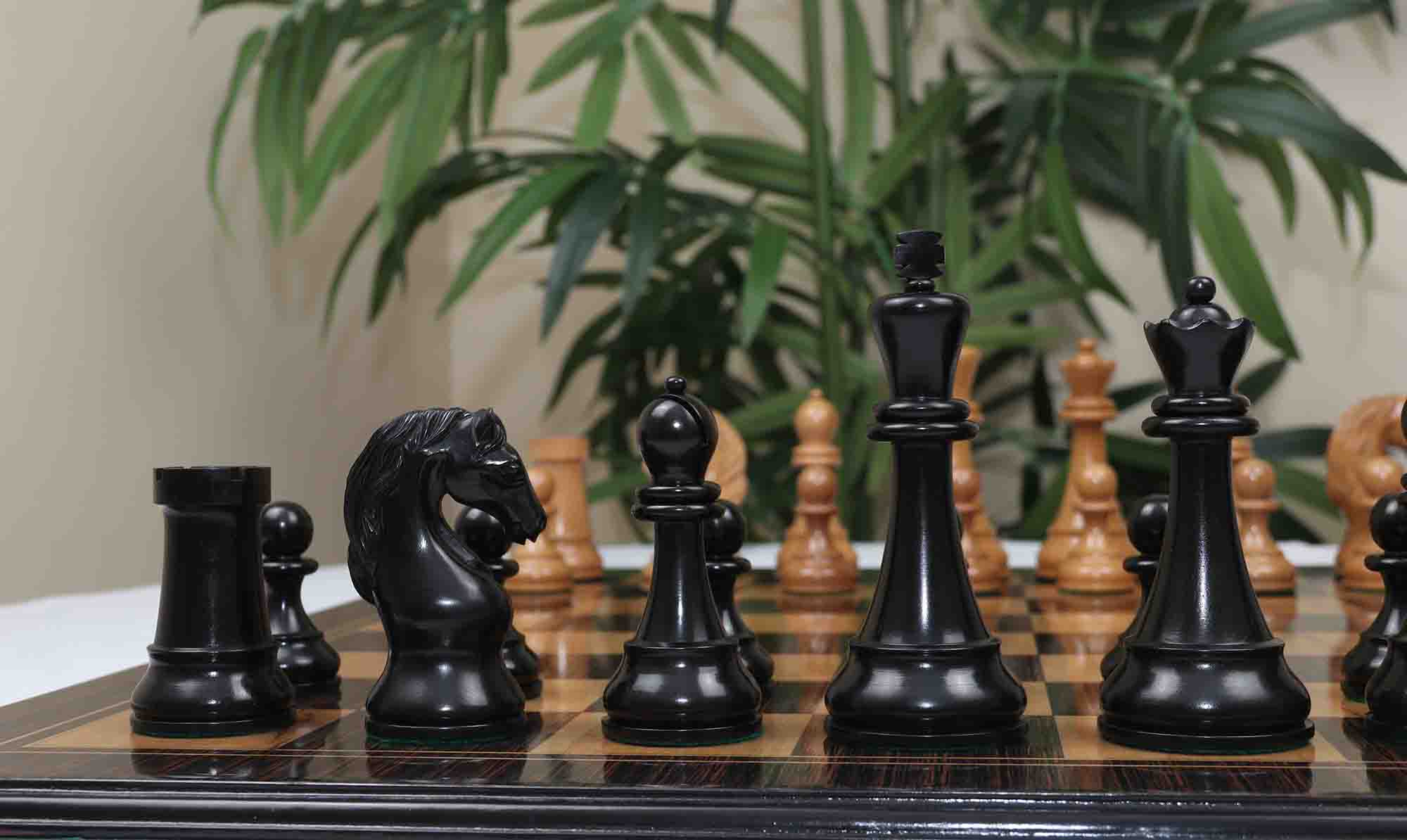 The Herman Steiner Commemorative Series Chess Pieces in Antiqued Boxwo ...