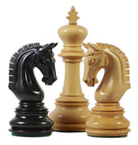 Alexandria Series 4.5" Premium Staunton Ebony Chessmen
