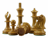Jaques 1867 Small Club Library 3.275" Ebony wood Chess Set